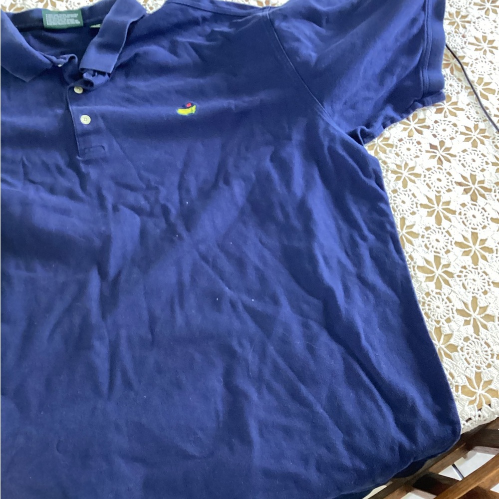 Polo by Ralph Lauren Deep Blue Short Sleeve Polo with Small Multicolor Logo